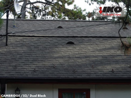Гибкая битумная черепица IKO Cambridge Xpress Dual Black